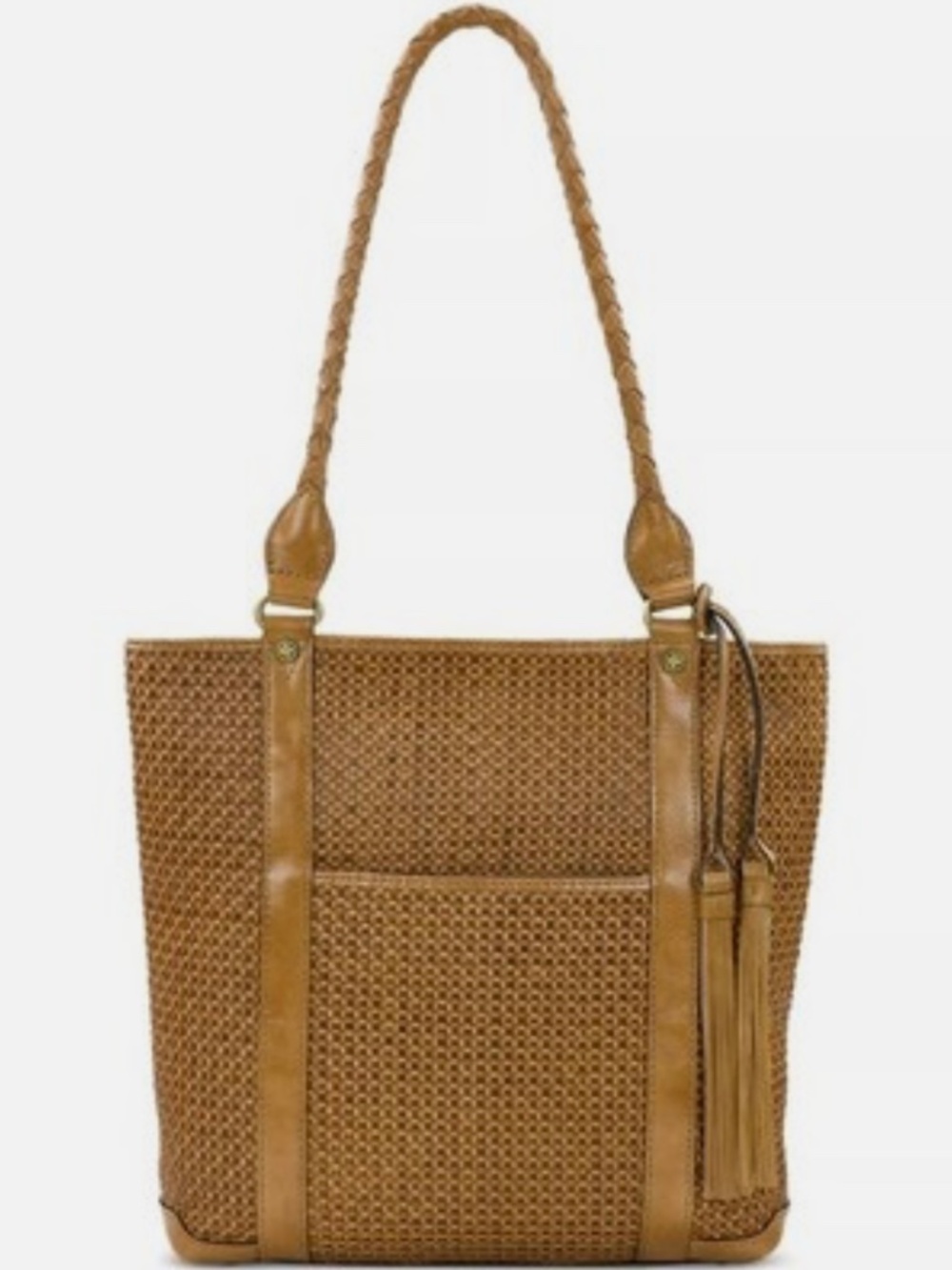 Patricia Nash Rena Tassel Woven Tote